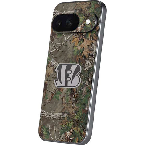 NFL Cincinnati Bengals Realtree Xtra Green Camo Google Pixel 9 Skin